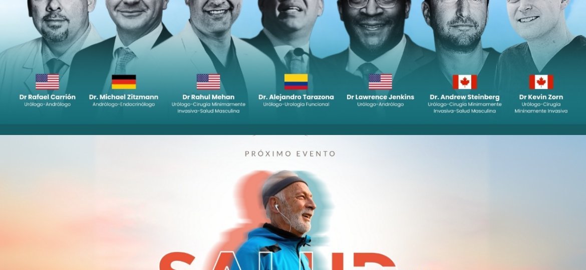 Flyer. Simposio URUS Salud Masculina