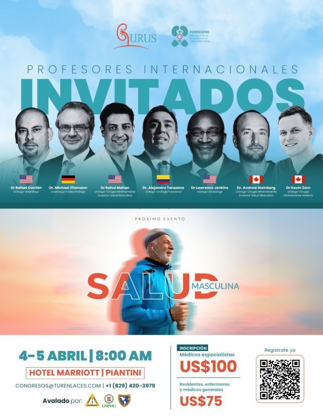 Flyer. Simposio URUS Salud Masculina